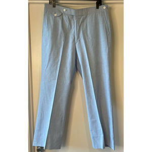 Vintage Men's JAYSPORT JAYMAR Slacks Light Blue Large Size Can Be Let Out LOOK!